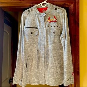 Gray Cardinals Zip-Up Jacket